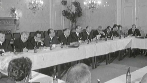 Příloha Televizních novin - Rozhovor s Dubčekem - Zasedání NF