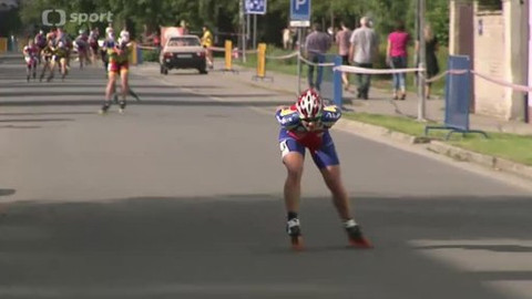Inline bruslení - M ČR v in-line silničním půlmaratonu 2014 Napajedla