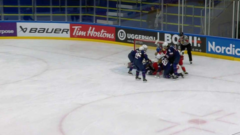 MS v ledním hokeji žen 2022 Dánsko - Česko - USA