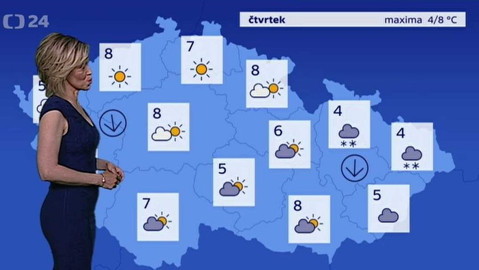 Předpověď počasí - 19. dubna 2017 17:55