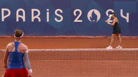 XXXIII. letní olympijské hry 2024 Paříž - Tenis: Chanová/Chanová - Krejčíková/Siniaková