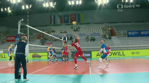 Zlatá evropská volejbalová liga - Česko - Ukrajina