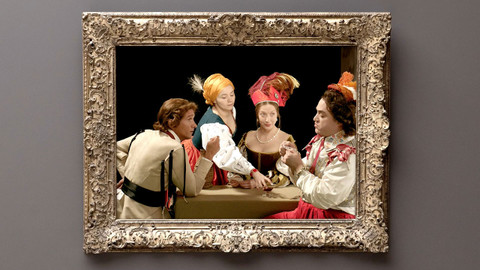 Úsměvná galerie - 2/3 Georges de la Tour – Falešný hráč karet