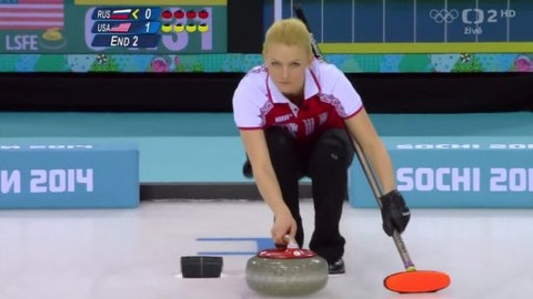 XXII. zimní olympijské hry 2014 Soči - Curling: Rusko - USA - ženy