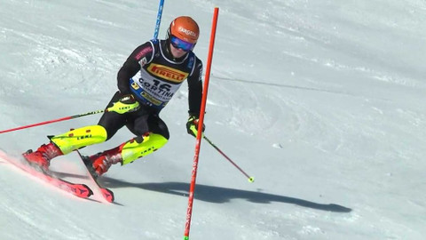 MS v alpském lyžování 2021 Itálie - 1. kolo slalomu mužů