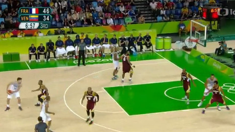 XXXI. letní olympijské hry 2016 Rio de Janeiro - Basketbal: Francie - Venezuela (muži)