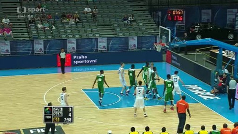 MS v basketbalu U19 2013 - Česko - Senegal