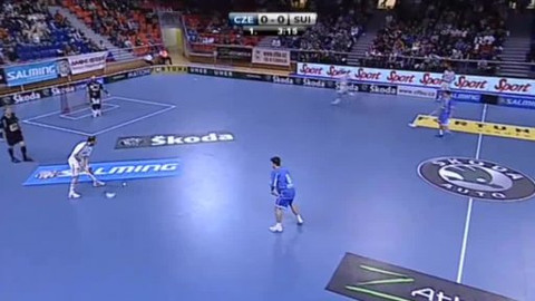 Škoda Florbal Tour v Brně - Česko- Švýcarsko