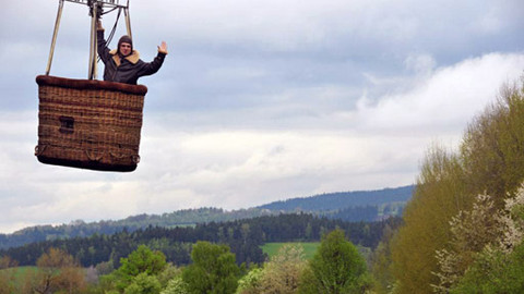 Vzduchoplavec Kráčmera - Nad Kašperskými Horami