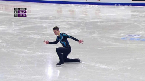 ME v krasobruslení 2017 Česko - Krátký program mužů