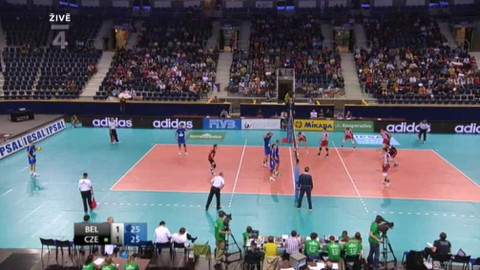 Volejbal - Belgie - Česko