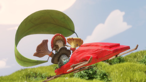 Muchomůrek a Muchlíci - Kůrojízda