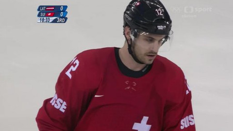 XXII. zimní olympijské hry 2014 Soči - Hokej: Lotyšsko - Švýcarsko