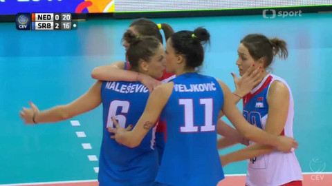 ME ve volejbalu 2017 - Nizozemsko - Srbsko