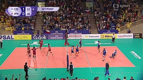Světová liga ve volejbalu 2015 - Česko - Japonsko