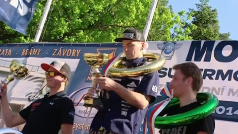 Motocyklové závody - MM ČR Supermoto 2014 Písek