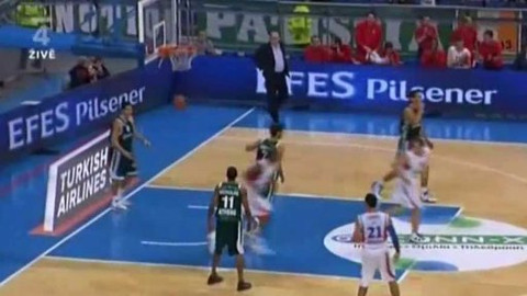 Evropská liga v basketbalu - Panathinaikos Atény - CSKA Moskva