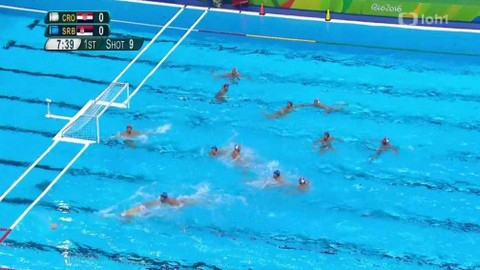 XXXI. letní olympijské hry 2016 Rio de Janeiro - Vodní pólo: Chorvatsko - Srbsko (muži)