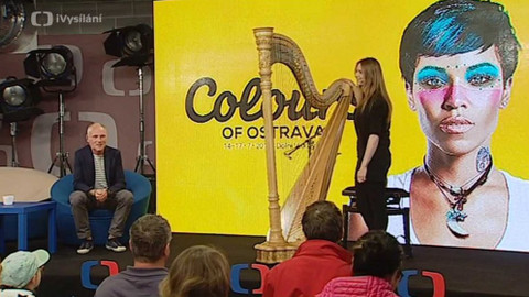 ČT na Colours of Ostrava - Hudební workshop – harfa