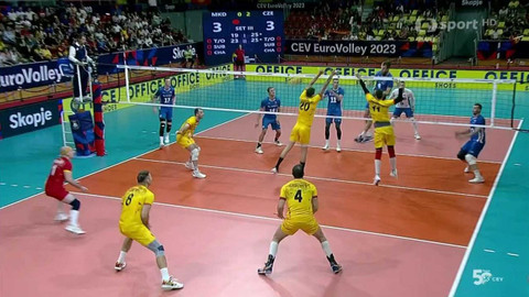 ME ve volejbalu mužů 2023 - Makedonie - Česko
