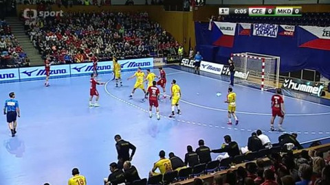 Házená - Česko - Makedonie