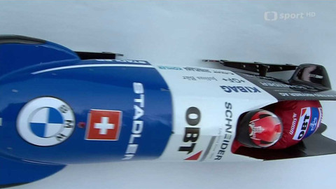 Mistrovství světa v bobech a skeletonu 2023 Švýcarsko - Sestřih ze 3. jízdy dvojbobu mužů