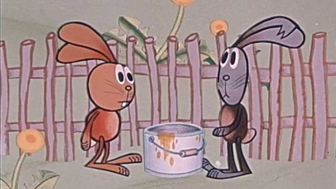 Pohádky ze šípkového keře - 9/13 Jak Oušek a Zoubek natírali plot