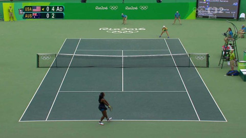 XXXI. letní olympijské hry 2016 Rio de Janeiro - Tenis: S. Williamsová - Gavrilovová