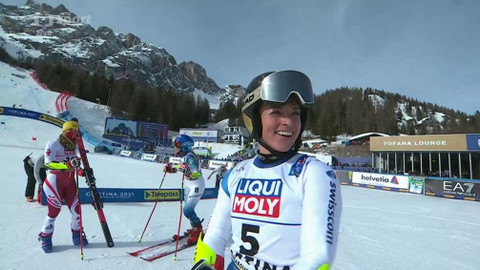 MS v alpském lyžování 2021 Itálie - 2. kolo obřího slalomu žen