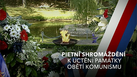 Pietní shromáždění k uctění památky obětí komunismu - 2013