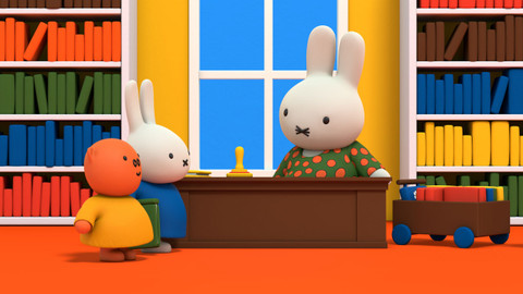 Miffy a její dobrodružství - 29/78 Miffy v knihovně