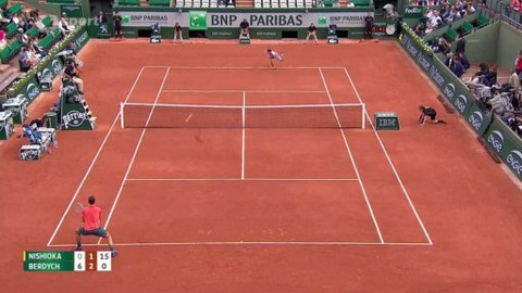 French Open 2015 - Yoshihito Nishioka - Tomáš Berdych