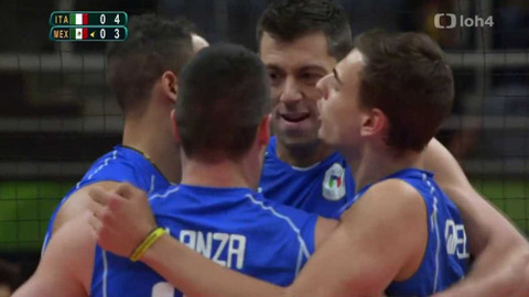 XXXI. letní olympijské hry 2016 Rio de Janeiro - Volejbal: Itálie - Mexiko (muži)