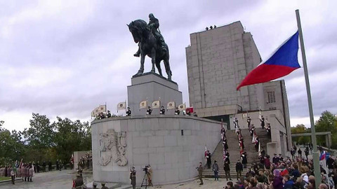 Pietní akt k výročí vzniku Československé republiky - Pietní akt k 105. výročí vzniku Československé republiky