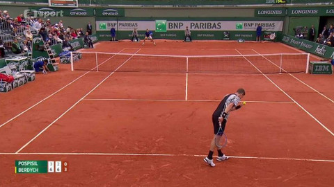 French Open 2016 - Vasek Pospisil - Tomáš Berdych