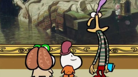 Minuta v muzeu - Obraz Synové Chlodvíka II.