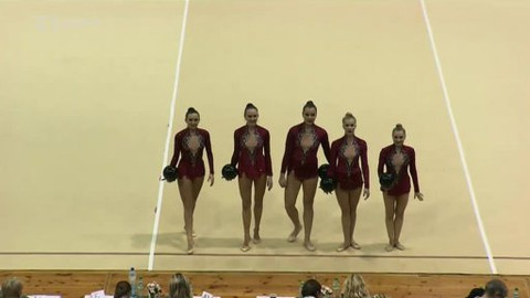 Gymnastika - M ČR v moderní gymnastice - společné skladby