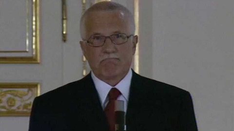Projev prezidenta republiky a předsedy vlády ČR