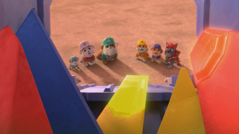 Rubble a jeho parta - Tlapky staví autokino / Parta najde duhový poklad