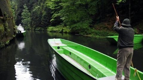 Vzduchoplavec Kráčmera - Nad Děčínskem