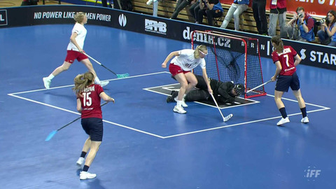 MS ve florbalu žen 2025 Česko - Česko - Dánsko
