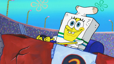 SpongeBob v kalhotách - Sépiákova nemoc / Demoliční derby
