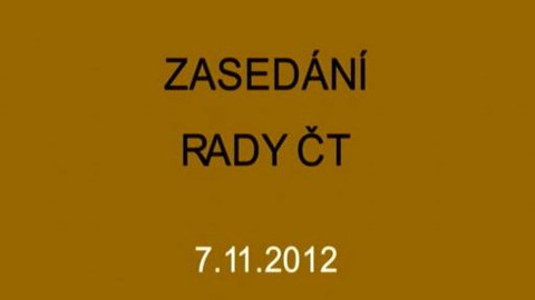 Jednání Rady České televize - 20. jednání Rady ČT v roce 2012