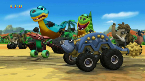 Plamínek a čtyřkoláci - 4/20 Úprk dinosaura