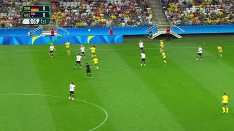 XXXI. letní olympijské hry 2016 Rio de Janeiro - Fotbal: Německo - Austrálie (ženy)
