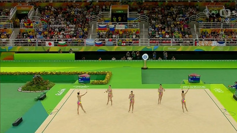 XXXI. letní olympijské hry 2016 Rio de Janeiro - Moderní gymnastika: Společné skladby (ženy)
