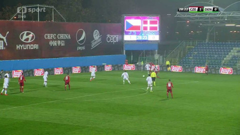 Fotbal - Česko - Dánsko