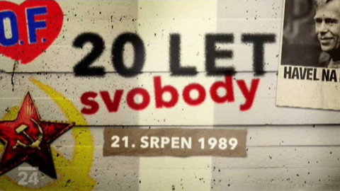 20 let svobody - 21. srpen 1989