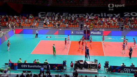 ME ve volejbalu žen 2021 - Bulharsko - Česko