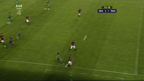 Evropská liga UEFA - AC Sparta Praha - Panathinaikos Athény